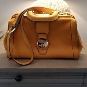 Italian Leather Doctor's Handbag by Divina Firenze